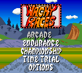 Wacky Races Title Screen